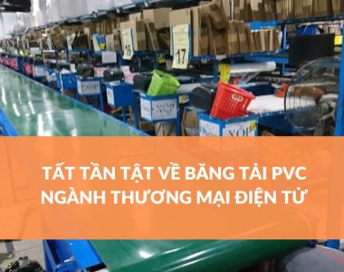 Tất tần tật về băng tải PVC ngành thương mại điện tử